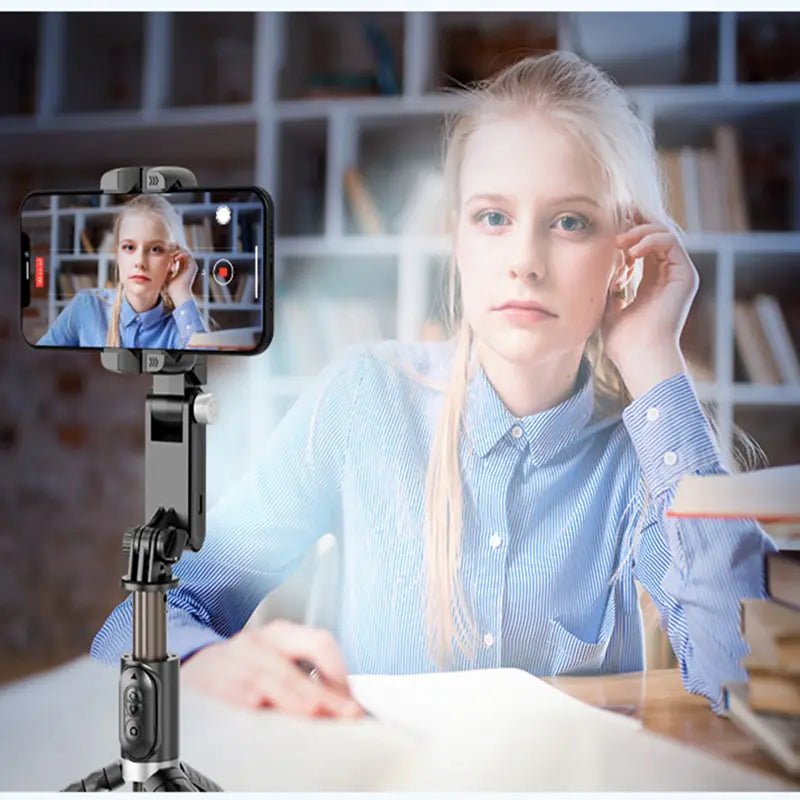 360 Rotation Gimbal Stabilizer Selfie Stick Tripod - NexGen Market