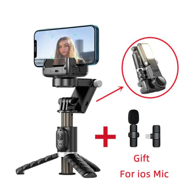 360 Rotation Gimbal Stabilizer Selfie Stick Tripod - NexGen Market