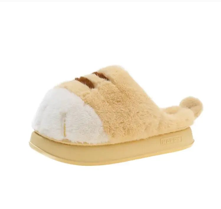 European And American Plus Size Closed Toe Fur Slipper Winter - NexGen Market