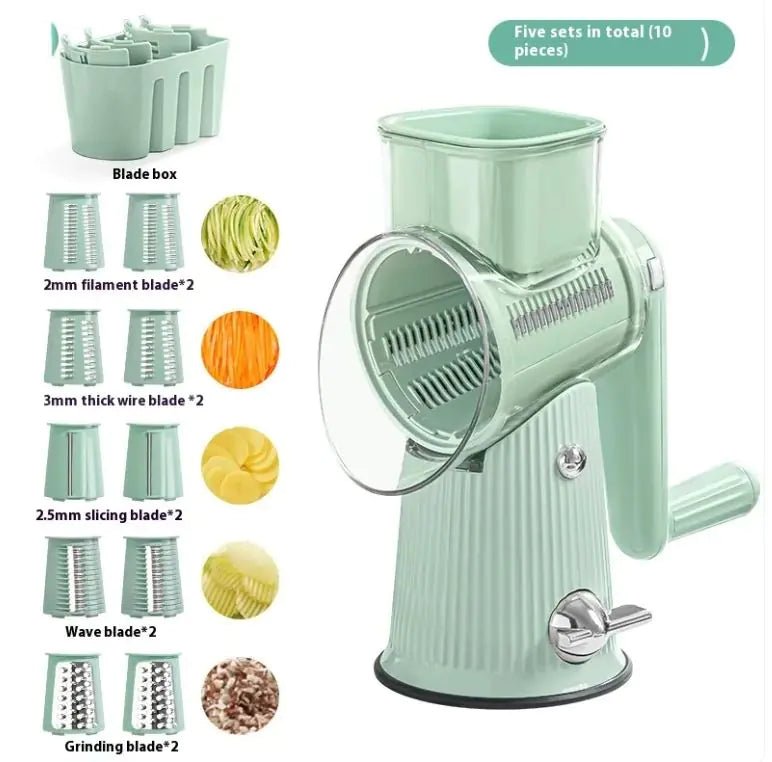 Household Vegetable Cutting Hand Roller Multifunctional Shredder - NexGen Market