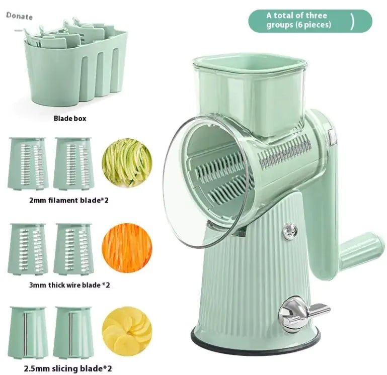 Household Vegetable Cutting Hand Roller Multifunctional Shredder - NexGen Market