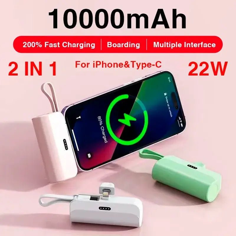 Mini Wireless Power Bank - Fast Charging - NexGen Market