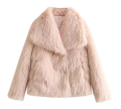 Women's Faux Fox Fur Coat - NexGen Market